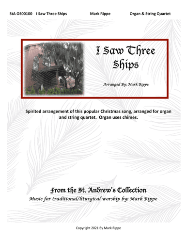 I Saw Three Ships (arr. Mark Rippe)