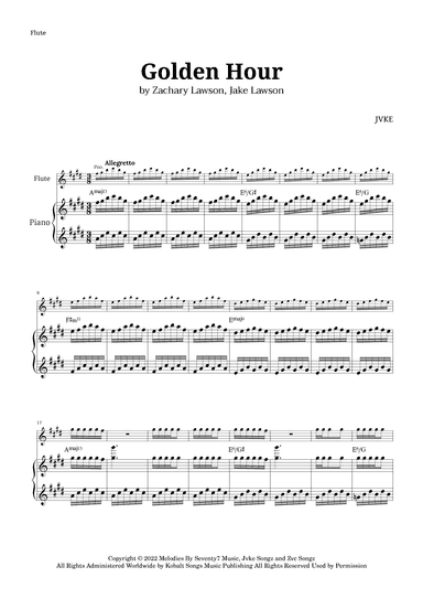 Golden Hour (arr. Langanho)
