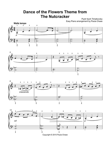 Dance of the Flowers form "The Nutcracker" (arr. Paula Chase)