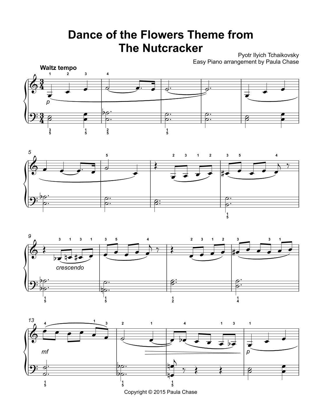 Dance of the Flowers form "The Nutcracker" (arr. Paula Chase)