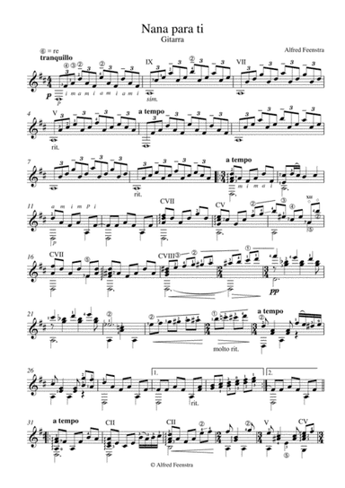 Nana para Ti, Lullaby for you