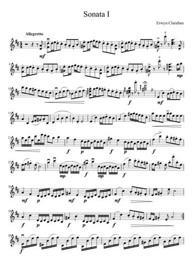 Sonata 1 in D major