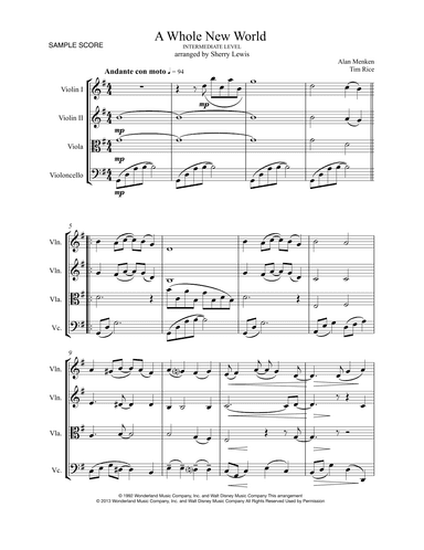 A Whole New World (arr. Sherry Lewis)