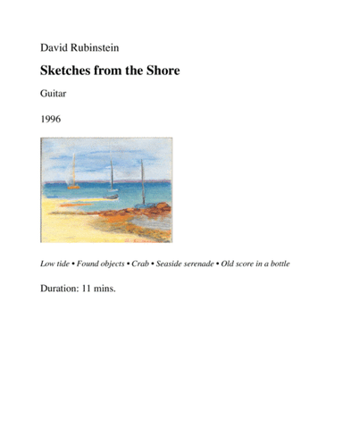 Sketches from the Shore