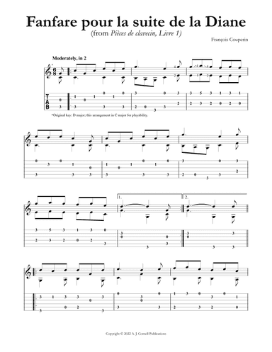 Fanfare pour la suite de la Diane (arr. Mark Phillips)
