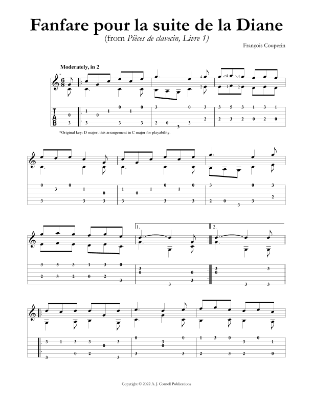 Fanfare pour la suite de la Diane (arr. Mark Phillips)