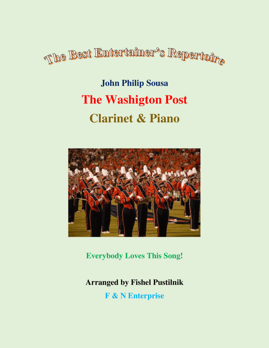 "The Washington Post"-Piano Background Track for Clarinet and Piano-Video (arr. Fishel Pustilnik)