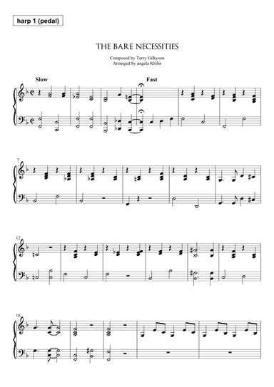 The Bare Necessities (arr. Angela Klöhn)