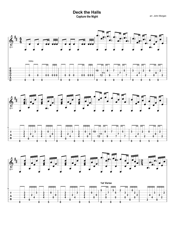 Deck the Halls (arr. John David Morgan)