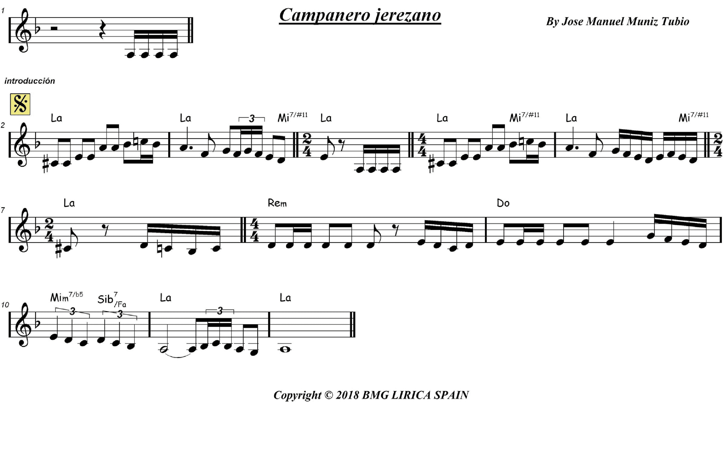 Campanero Jerezano (arr. juan carlos esteve / Gran Coda)