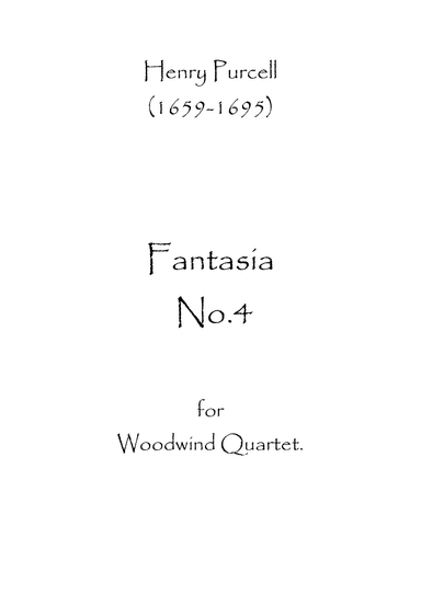 Fantasia No.4 (arr. Spence Bundy)