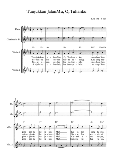 Teach Me Thy Way (arr. Angie Wiranata)