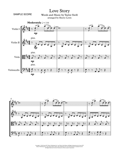 Love Story (arr. Sherry Lewis Publishing)