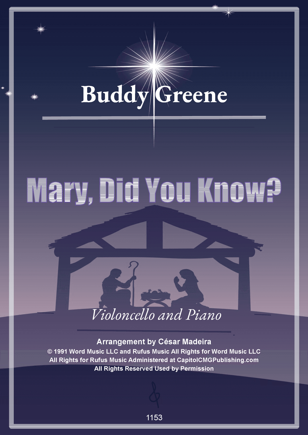 Mary, Did You Know? (arr. César Madeira)
