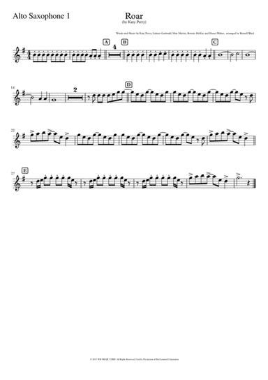 Roar (arr. Russell Ward)