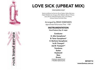 Love Sick Upbeat Mix (arr. Brad Esbensen)