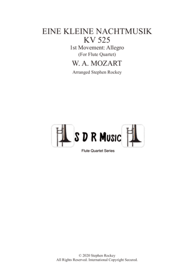 Eine Kleine Nacht Musik 1st Movement Allegro for Flute Quartet (arr. Stephen Rockey)
