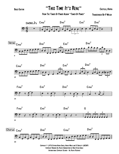 This Time It's Real (arr. Paul welsh)