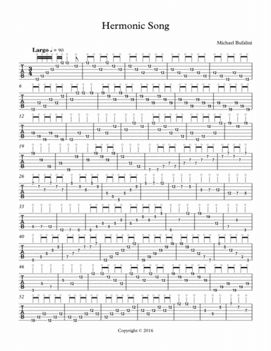Harmonics Song