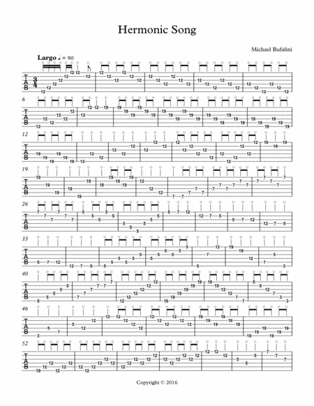 Harmonics Song