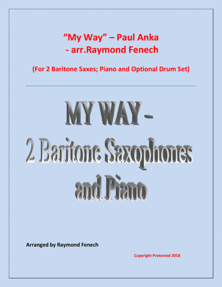 My Way (arr. Raymond Fenech)