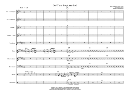 Old Time Rock & Roll (arr. Daryl McKenzie)