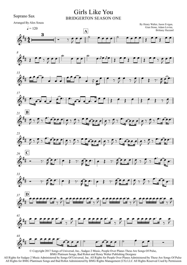 Girls Like You (arr. Alex Souza)