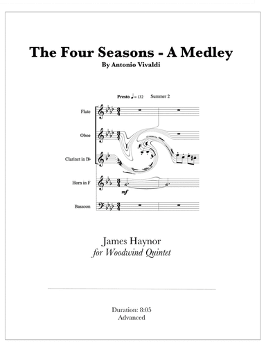 The Four Seasons - A Medley for Woodwind Quintet (arr. James Haynor)