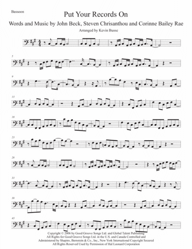 Put Your Records On (arr. Kevin Busse)