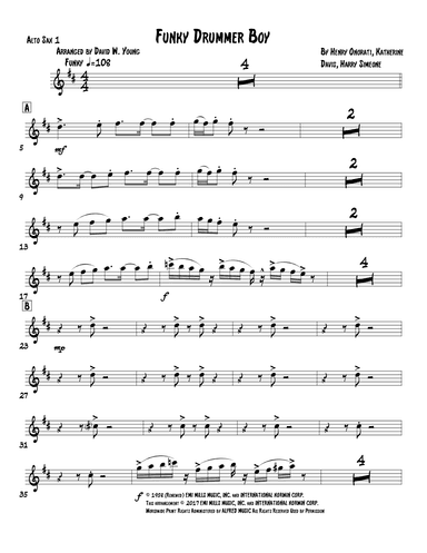 The Little Drummer Boy (arr. David W. Young)