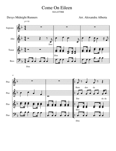Come On Eileen (arr. Alexandra Alberta)