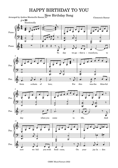 Happy Birthday to You (Original)