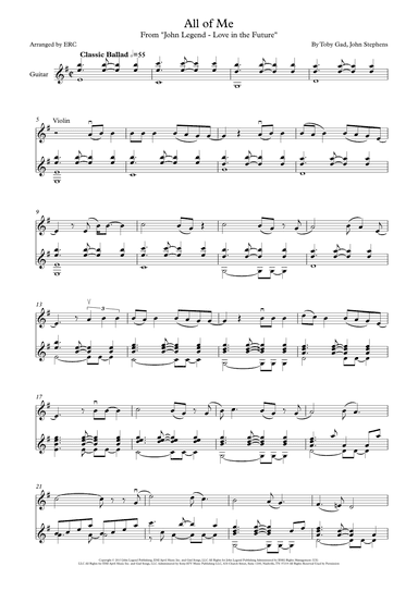 All Of Me (arr. Elena Rojas Crocker)