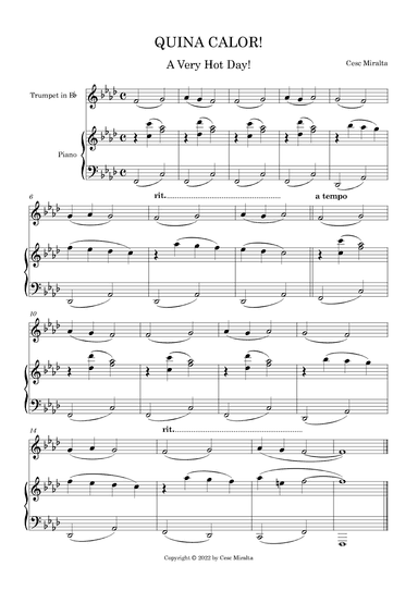 QUINA CALOR!! Tp & Pno