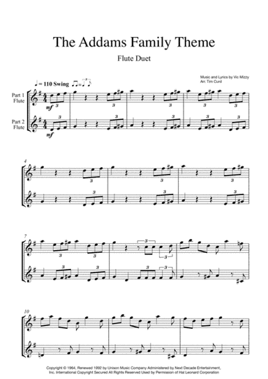 Addams Family Theme (arr. Tim Curd)