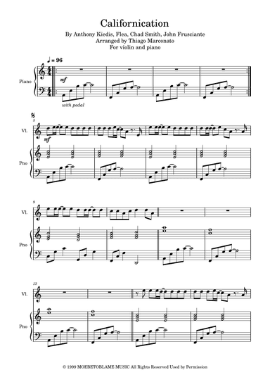 Californication (arr. Thiago Marconato)