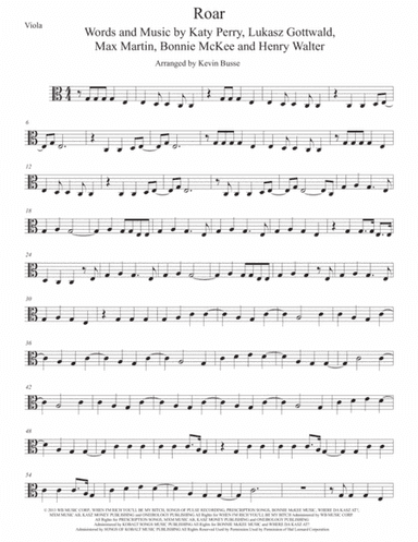 Roar (arr. Kevin Busse)