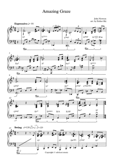 Amazing grace (arr. Esther Lihj)