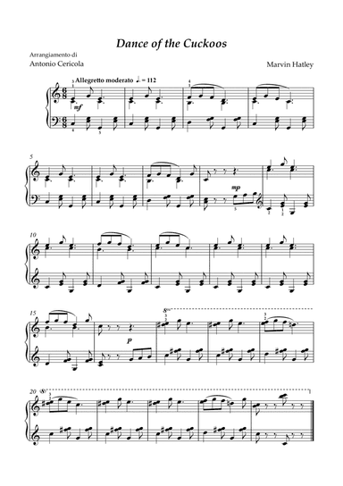 Dance Of The Cuckoos (arr. Antonio Cericola)