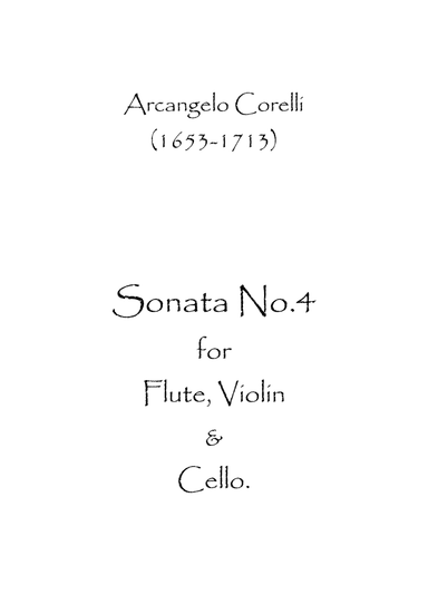 Sonata No.4 (arr. Spence Bundy)