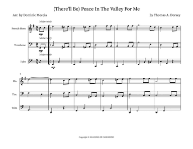 There'll Be Peace In The Valley For Me (tra.arr.) (arr. Dominic Meccia)