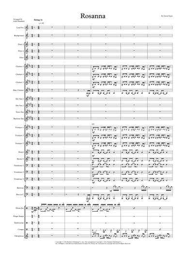 Rosanna (arr. Arild Mjaaland)