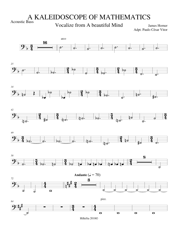 A Kaleidoscope Of Mathematics (arr. Paulo César Vitor)