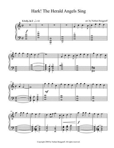 Hark! The Herald Angels Sing (arr. Nathan Burggraff)