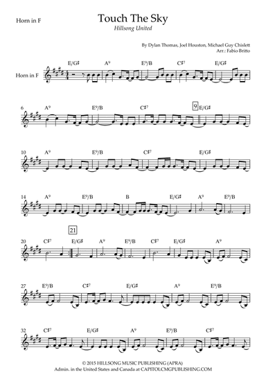 Touch The Sky (arr. Fabio Britto)