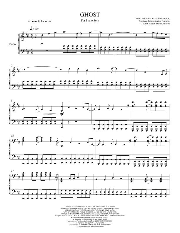 Ghost (arr. Daroo Lee)