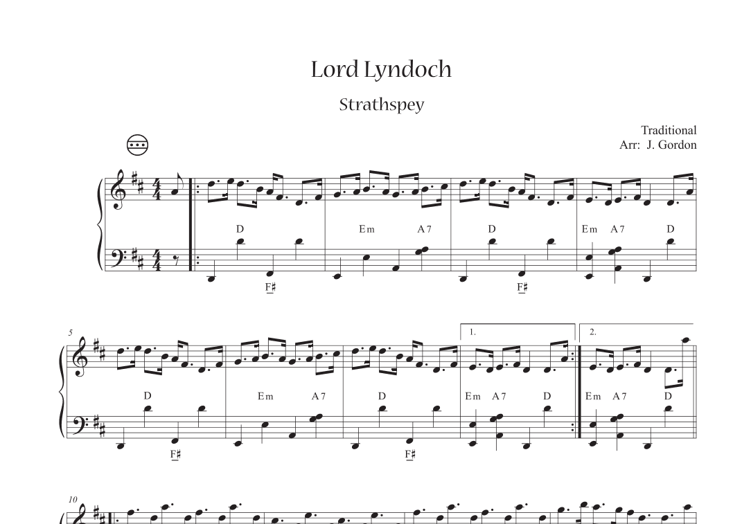 Lord Lyndoch (arr. Julia Gordon)