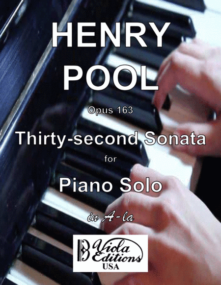 Opus 163, Thirty-second Sonata for Piano Solo in A-la