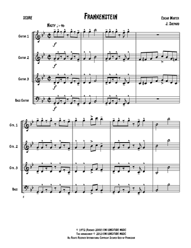 Frankenstein (arr. Jeremy Shepard)