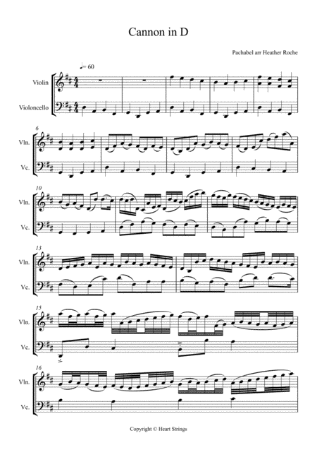 Cannon in D (arr. Heather Roche)